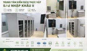 Thi công nội thất phòng lab Trung tâm Kiểm dịch thực vật Sau nhập khẩu II