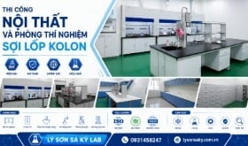 Thi công nội thất phòng QC nhà máy sợi lốp Kolon Industries