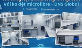 Thi công nội thất phòng sạch vải không dệt DNS Global