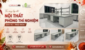 Thi công nội thất phòng lab Công ty TNHH Thực phẩm Red Box