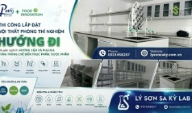 Thi công nội thất phòng thí nghiệm ngành hương liệu thực phẩm cho Công ty TNHH Hướng Đi