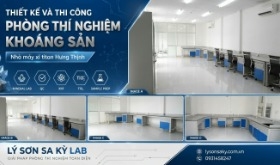 Thi công nội thất phòng thí nghiệm ngành khoáng sản cho Công ty TNHH MTV Nhà máy xỉ titan Hưng Thịnh