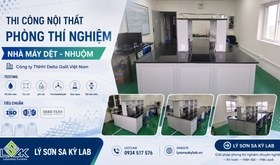 Thi công nội thất phòng thí nghiệm Nhà máy Dệt – Nhuộm – May Công ty TNHH Delta Galil Việt Nam
