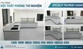 Thi công nội thất phòng thí nghiệm Nhà máy Specialty Polymers ngành Sơn