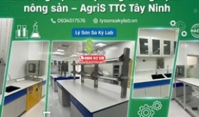 Lắp Đặt Nội Thất Phòng Thí Nghiệm Nông Sản tại Tây Ninh của AgriS TTC