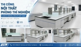Thi công nội thất phòng thí nghiệm thuốc thú y tại Nhà máy Elanco Animal Health Việt Nam