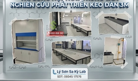 Thi công nội thất phòng thí nghiệm Trung tâm Khoa học Công nghệ Kỹ thuật – 3M Vietnam