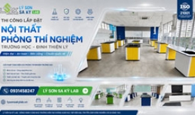 Thi công nội thất phòng thí nghiệm Trường THCS và THPT Đinh Thiện Lý