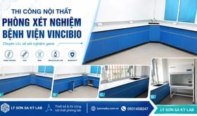 Thi công nội thất phòng xét nghiệm bệnh viện Vincibio chuyên sâu về xét nghiệm gene