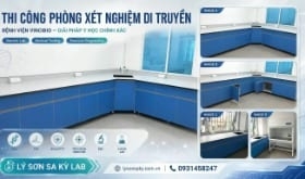 Thi công nội thất phòng xét nghiệm bệnh viện Vincibio chuyên sâu về xét nghiệm gene