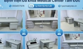 Lắp đặt nội thất phòng thí nghiệm xét nghiệm tại Bệnh viện Đa khoa Medical Center Tâm Đức