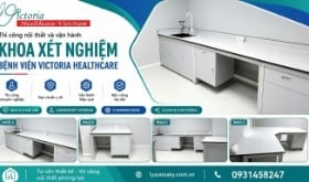 Thi công nội thất Phòng xét nghiệm Y tế tại Phòng khám Quốc tế Victoria Healthcare