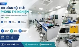 Thi công nội thất phòng thí nghiệm cho Công ty Cổ phần Thành Thành Công - Biên Hòa TTC AgriS