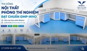 Thi công nội thất phòng thí nghiệm GMP-WHO cho Nhà máy Dược phẩm Bidiphar