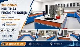 Thi công nội thất phòng thí nghiệm ngành dầu khí cho Công ty Cổ phần Dầu khí Đông Phương