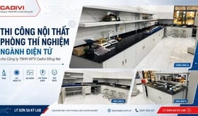 Thi công nội thất phòng thí nghiệm ngành điện tử cho Công ty TNHH MTV Cadivi Đồng Nai