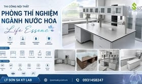 Thi công nội thất phòng thí nghiệm ngành nước hoa Life Essence