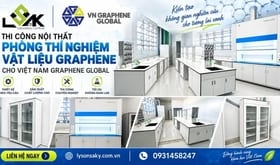 Thi công nội thất phòng thí nghiệm vật liệu graphene cho Việt Nam Graphene Global