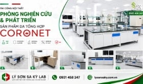 Thi công phòng nghiên cứu và phát triển da tổng hợp Coronet