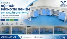 Thi công phòng thí nghiệm chuẩn GMP Công ty Cổ Phần Dược – Trang Thiết bị Y tế Bình Định Bidiphar