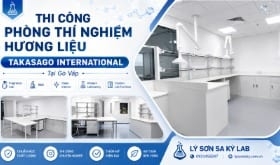 Thi công phòng thí nghiệm hương liệu Takasago International