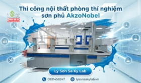 Thi công lắp đặt nội thất phòng thí nghiệm sơn phủ AkzoNobel Coatings