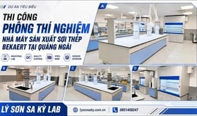 Thi công phòng thí nghiệm nhà máy sản xuất sợi thép Bekaert tại Quảng Ngãi