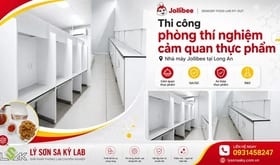Thi công phòng thí nghiệm cảm quan thực phẩm cho nhà máy Jollibee tại Long An