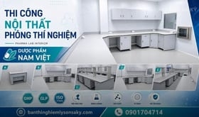 Thi công phòng thí nghiệm dược phẩm chuẩn GMP tại Công ty Nam Việt