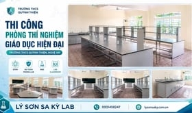 Thi công phòng thí nghiệm giáo dục hiện đại cho Trường THCS Quỳnh Thiện, Nghệ An