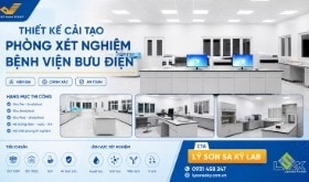 Thiết kế cải tạo phòng xét nghiệm bệnh viện Bưu Điện