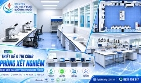 Thiết kế khoa xét nghiệm BV Đại học Y Dược Buôn Ma Thuột