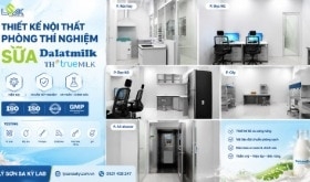 Thiết kế nội thất phòng thí nghiệm sữa Dalatmilk - TH True Milk