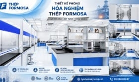Thiết kế phòng hóa nghiệm Thép Formosa