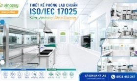 Thiết kế phòng Lab chuẩn ISO/IEC 17025 Sữa Vinasoy Bình Dương 