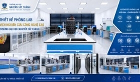 Thiết kế phòng Lab Viện nghiên cứu công nghệ cao Trường ĐH Nguyễn Tất Thành