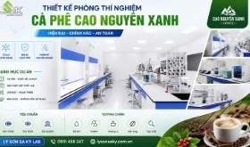 Thiết kế phòng thí nghiệm cà phê Cao Nguyên Xanh