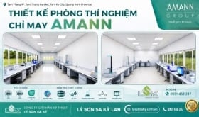 Thiết kế phòng thí nghiệm chỉ may AMANN