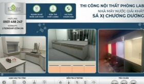 Thiết kế phòng thí nghiệm kiểm nghiệm thức uống cho Chương Dương