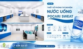 Thiết kế phòng thí nghiệm nước uống Pocari Sweat 