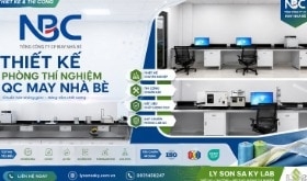 Thiết kế phòng thí nghiệm QC May Nhà Bè