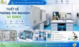 Thiết kế phòng thí nghiệm vi sinh 