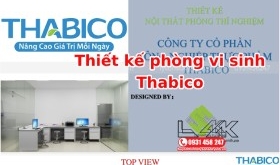 Thiết kế phòng vi sinh Thabico