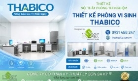Thiết kế phòng vi sinh Thabico