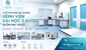 Thiết kế phòng xét nghiệm Bệnh viện Đại học Y Dược Buôn Ma Thuột