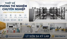 Thiết Kế Phòng Thí Nghiệm Kiểm Nghiệm Thực Phẩm Cho Công Ty Hoàng Sơn