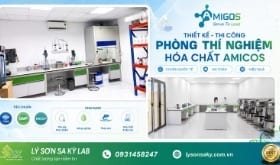 Thiết kế thi công phòng thí nghiệm hóa chất Amicos