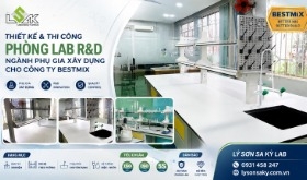 Thiết Kế và Thi Công Phòng Lab R&D Ngành Phụ Gia Xây Dựng Cho Công Ty BESTMIX