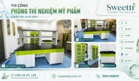Thiết kế và thi công phòng thí nghiệm mỹ phẩm cho Sweettr Cosmetics Nariko