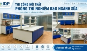 Thiết kế và thi công phòng thí nghiệm R&D ngành sữa cho Công ty Cổ phần Sữa Quốc Tế IDP